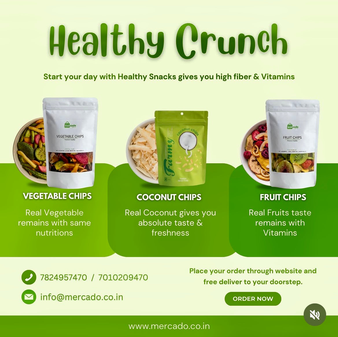 Combo Chips Pack (Fruit + Vegetable + Coconut)